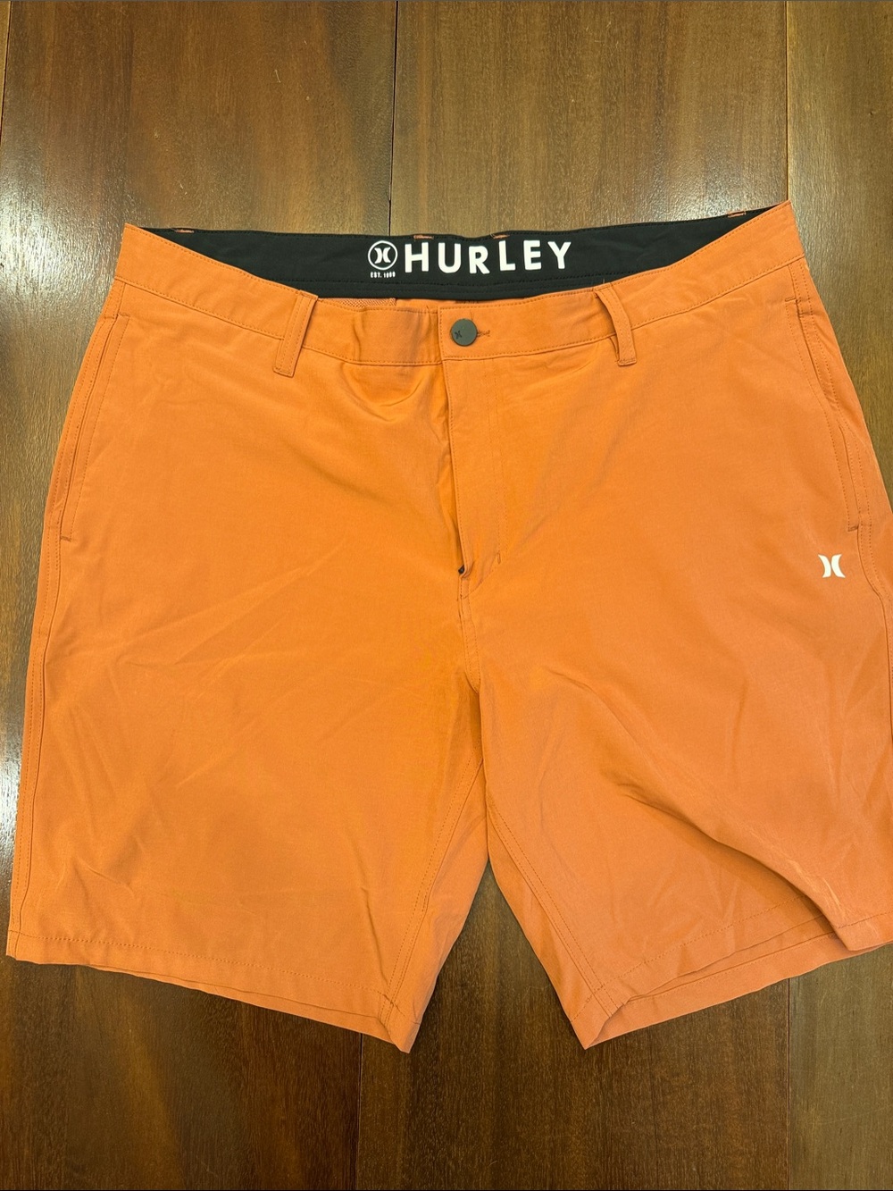 Hurley Orange Men's Hybrid Shorts